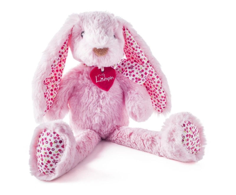 Lumpin - Zajíc Stella růžový, velký, 38cm