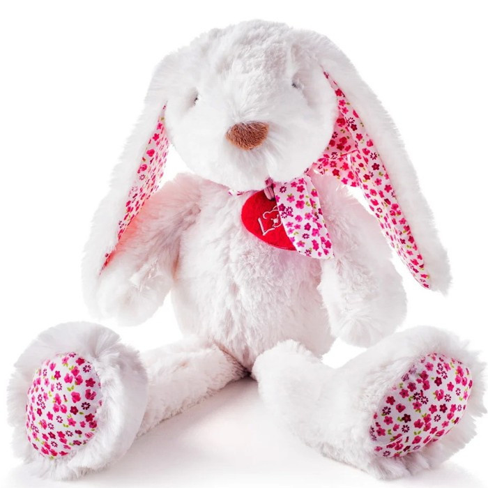 Lumpin - Zajíc Ella bílý, velký, 38cm