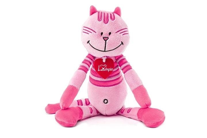 Lumpin - Kočka Rosalie růžová, 38cm