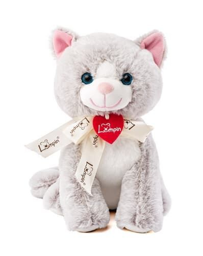 Lumpin - Kočka Jacqueline světle šedá, 25cm