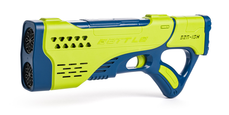 Woobly Boobly Double Bubble blaster – dvojitá bublinová pistole s USB nabíjením