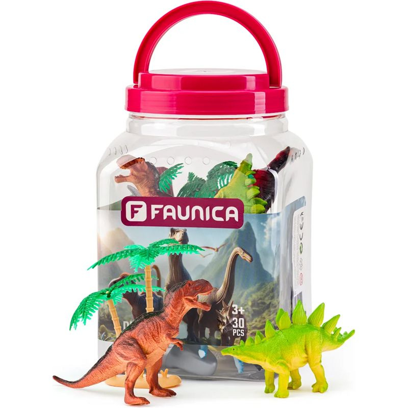 Faunica Zvířátka sada v MEGA tubě Dinosauři