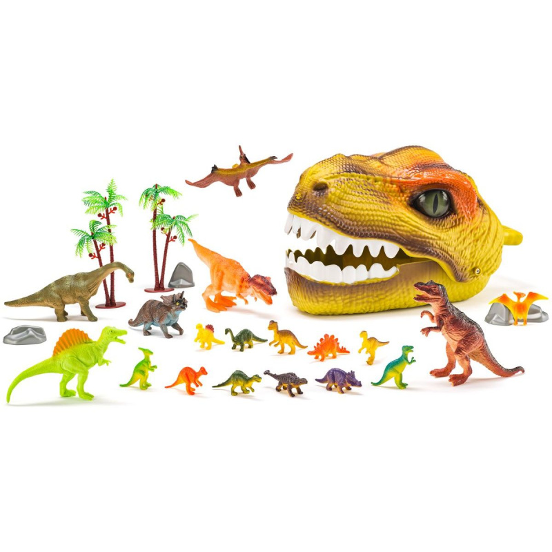 Faunica - Dino, Dinosauří hlava s figurkami