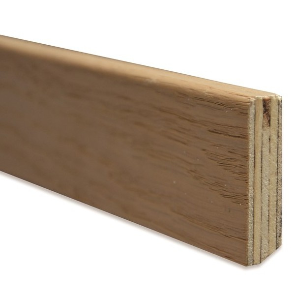 Lišta soklová EkoWood dýha dub naturel, 13×50×2 400