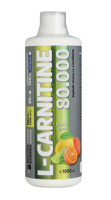 Wellness Food L-CARNITINE 80.000 mg liquid citrus 1000 ml