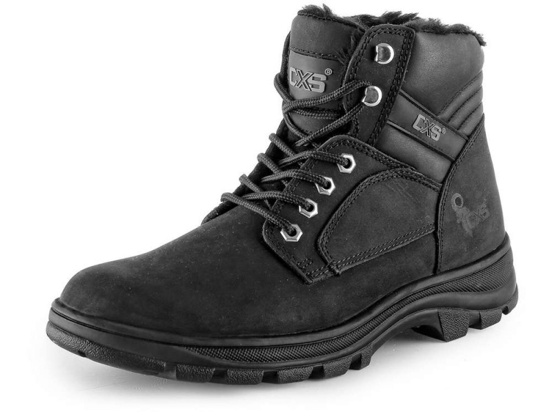 OBUV KOTNÍKOVÁ CXS INDUSTRY, ZIMNÍ, ČERNÁ, VEL. 38