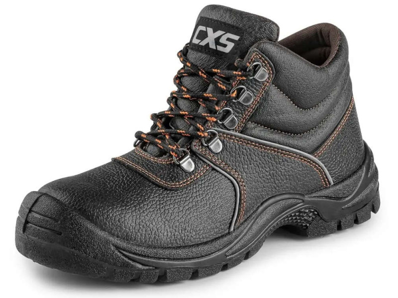 Kotníková obuv s ocelovou špicí STONE MARBLE S2, černá, vel. 40