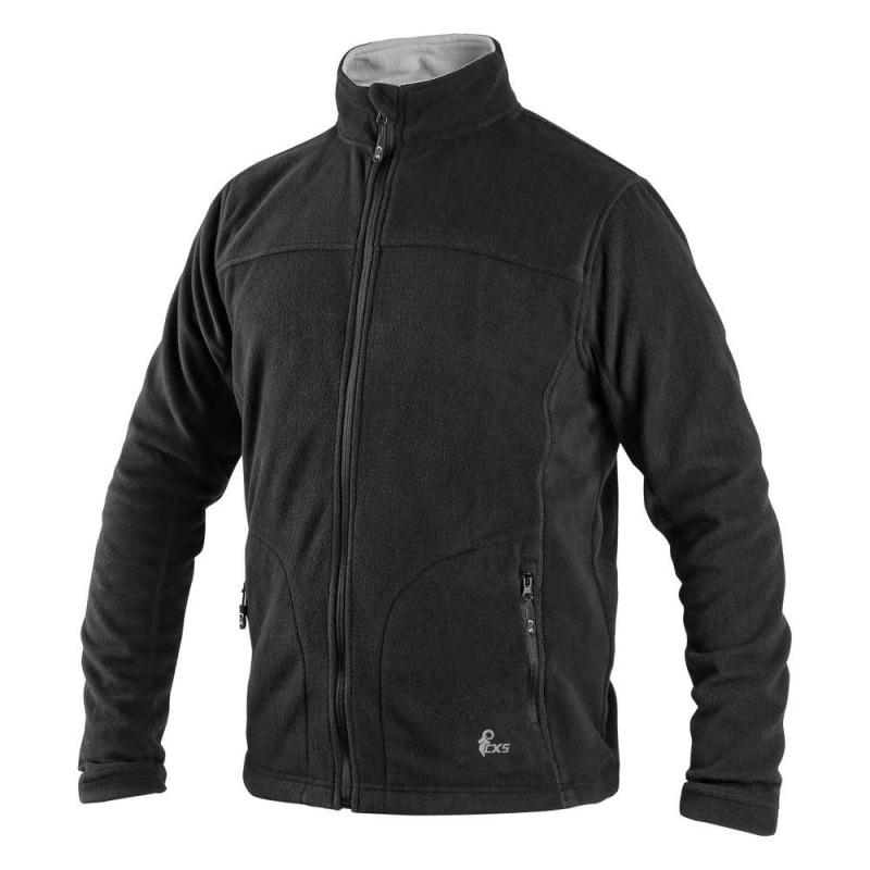 Unisex fleecová mikina GRANBY, černá, vel. S