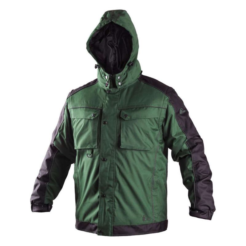 Bunda Irvine, ZELENO-ČERNÁ, 2XL