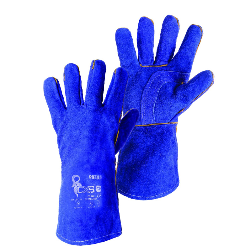 CXS Pracovní rukavice PATON A, s blistrem, svařovací, vel. 11