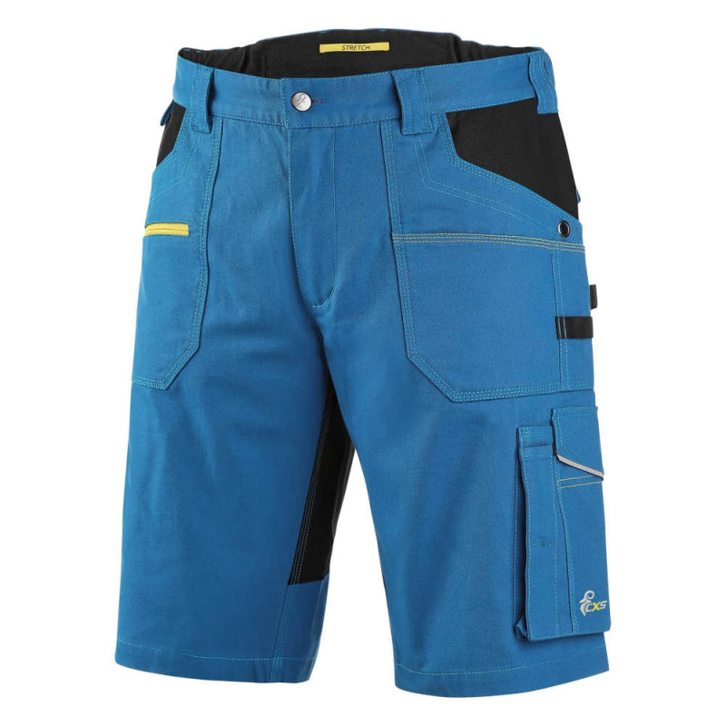 KRAŤASY CXS STRETCH, PÁNSKÉ, STŘEDNĚ MODRÉ-ČERNÉ, VEL. 52