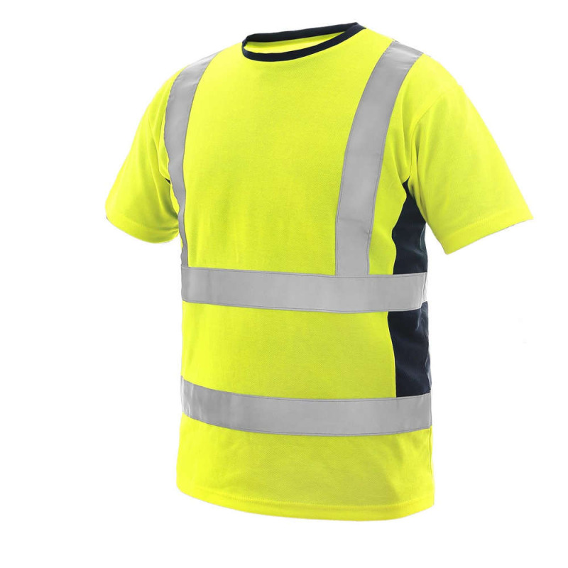 Tričko EXETER, výstražné, pánské, žluté vel.2XL