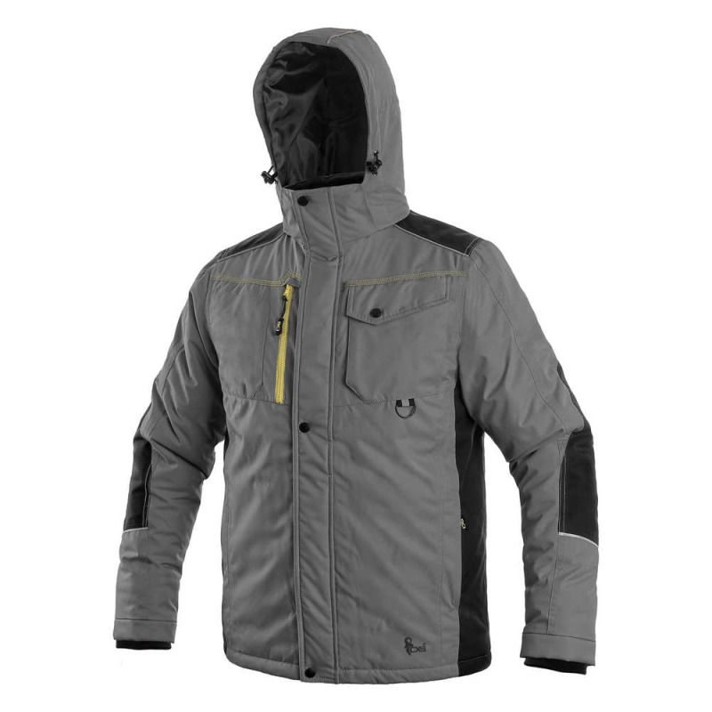 BUNDA CXS BALTIMORE, PÁNSKÁ, ŠEDO - ČERNÁ, VEL. 4XL