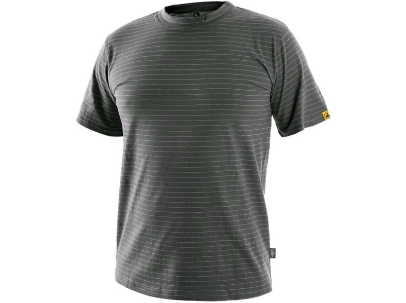 TRIČKO ESD CXS NOME, ANTISTATICKÉ, ŠEDÁ, VEL. 3XL