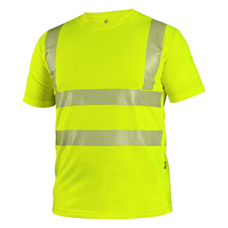 Pánské výstražné tričko BANGOR žluté vel.XL