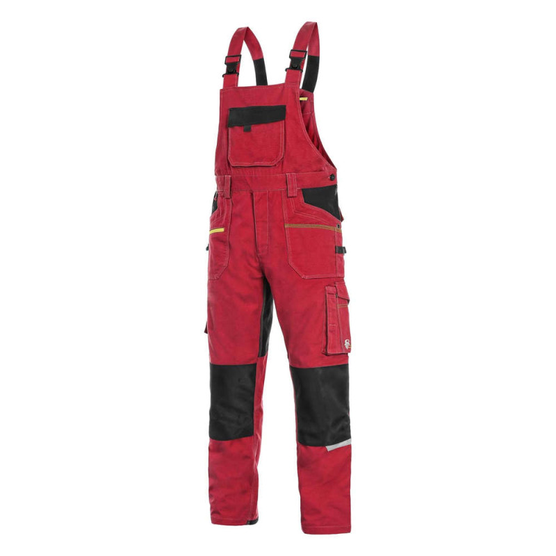 Zahradníky CXS STRETCH, pánské, červeno-černé, vel. 48
