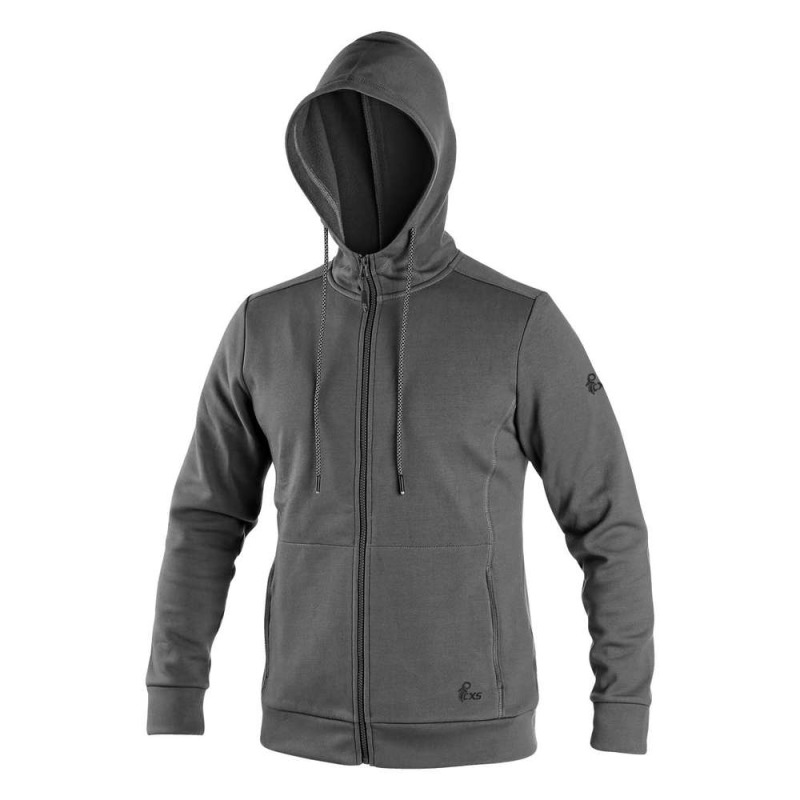 Pánská mikina HARRISON, šedo-černá, vel. 3XL