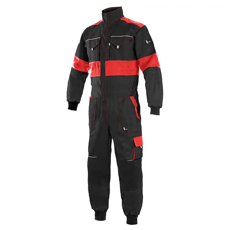 Kombinéza Luxy Robert černo-červená 52