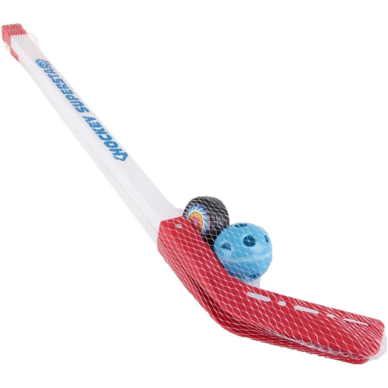 Hokejky 82cm + puk a míček