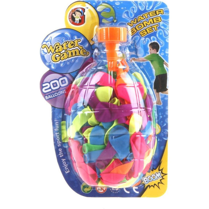 Alltoys Vodní bomby 200 ks s nástavcem