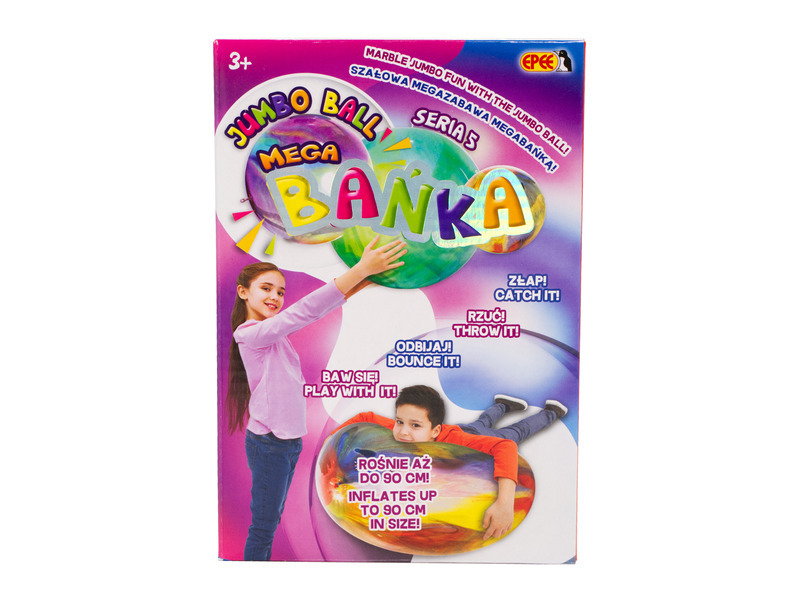 Mega bublina Barevné šílenství Modrozelená