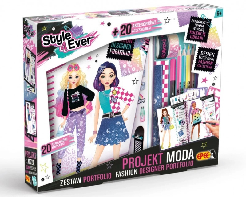 Módní projekt Portfolio Kreativní sada