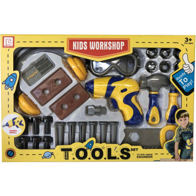 Alltoys Nářadí se světlem 27 kusů