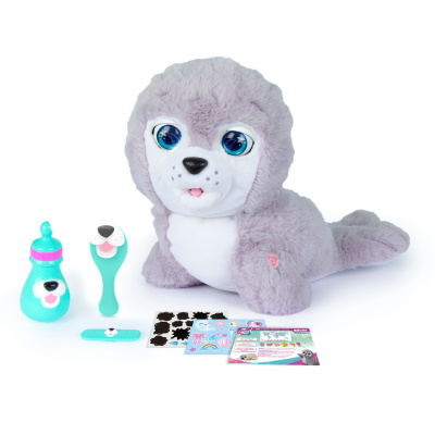 Interaktivní plyšový tuleň Silver