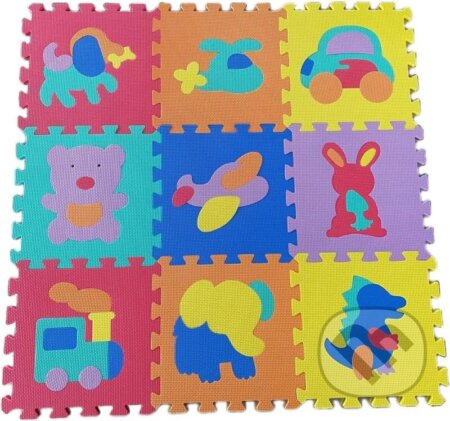 Alltoys puzzle zvířátka a dopravní prostředky 9 ks