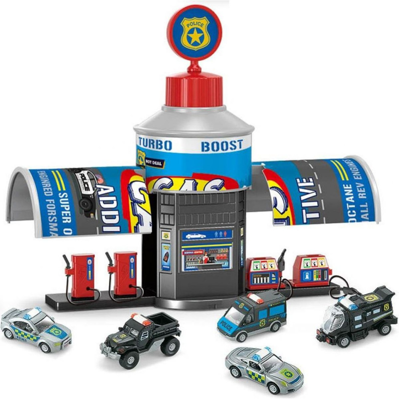 Alltoys Servisní stanice Car Wax pro auta Hasiči
