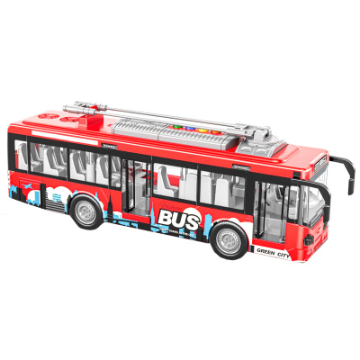 Dětský trolejbus se zvukovými a světelnými efekty