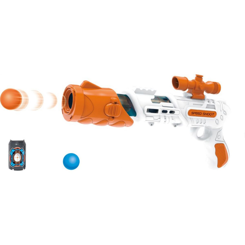 Pistole na pěnové míčky 34 cm