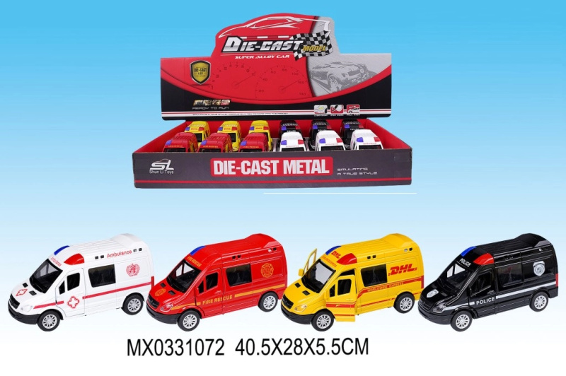 Alltoys Auto záchranné složky Ambulance