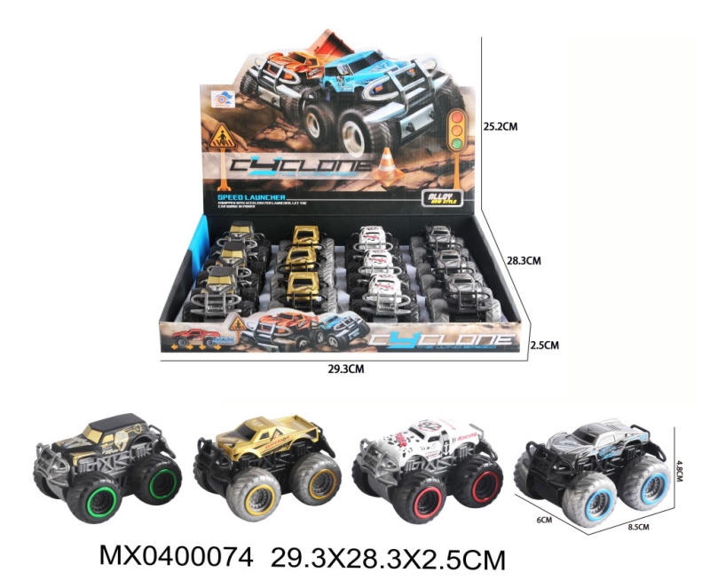 Alltoys Auto Cyclome 4 x 4 černý