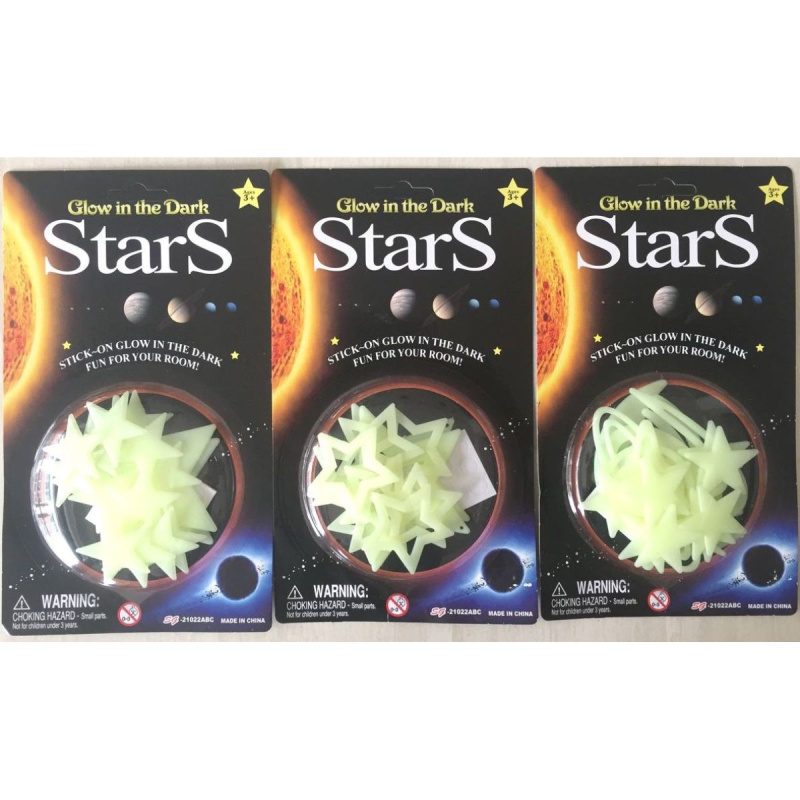 Hvězdičky - svítící ve tmě