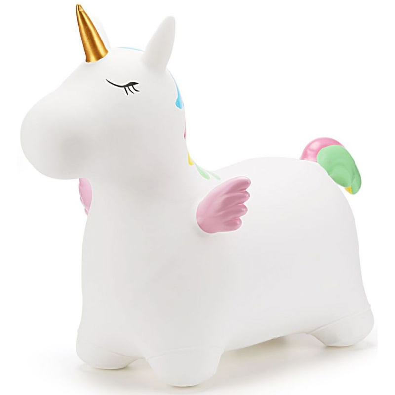 Alltoys skákací zvířátko bílý jednorožec