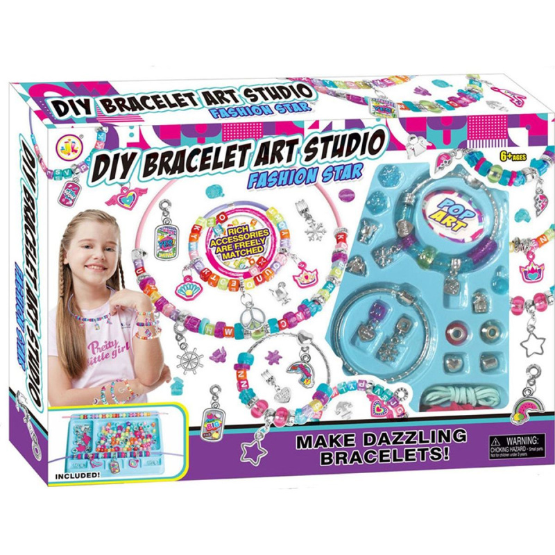 Výroba náramků Pop art