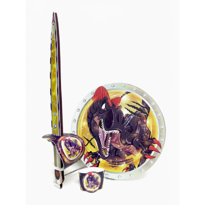 Alltoys Pěnový meč a štít D-Rex