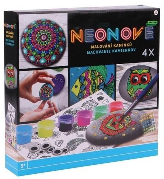 RMS Malování kamínků neon