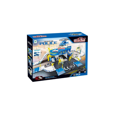 Alltoys Policejní stanice hrací set 62 ks