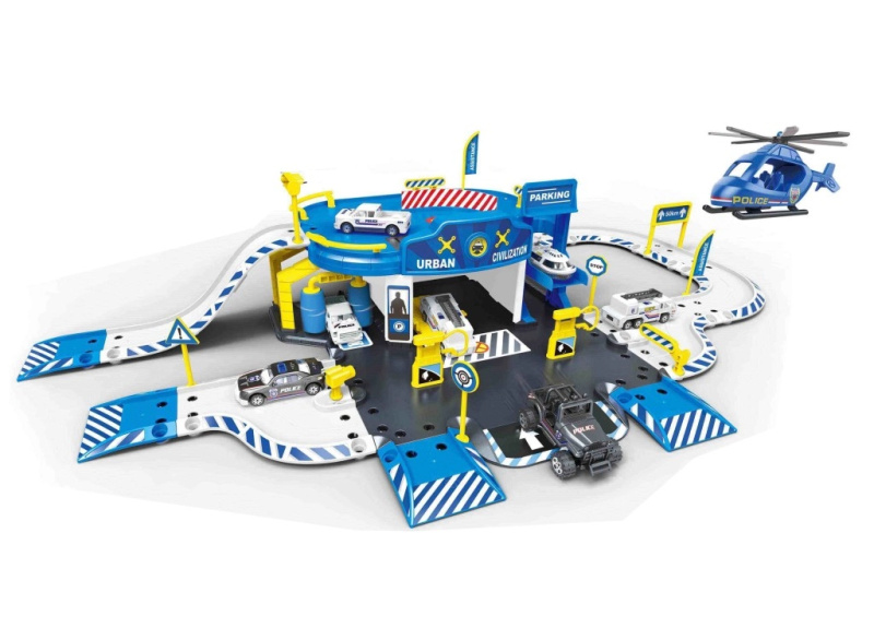 Alltoys Policejní stanice hrací set 62 ks