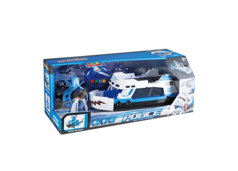 Alltoys Policejní loď hrací set chyť žraloka