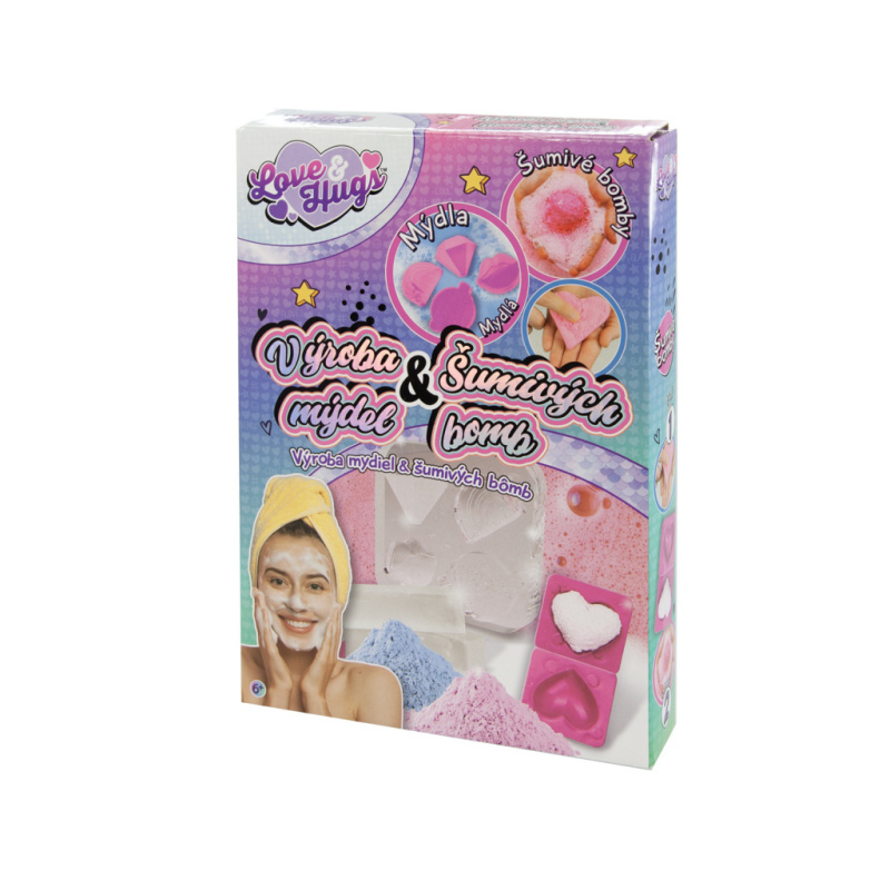Alltoys Výroba mýdel/šumivých bomb Love nad Hugs
