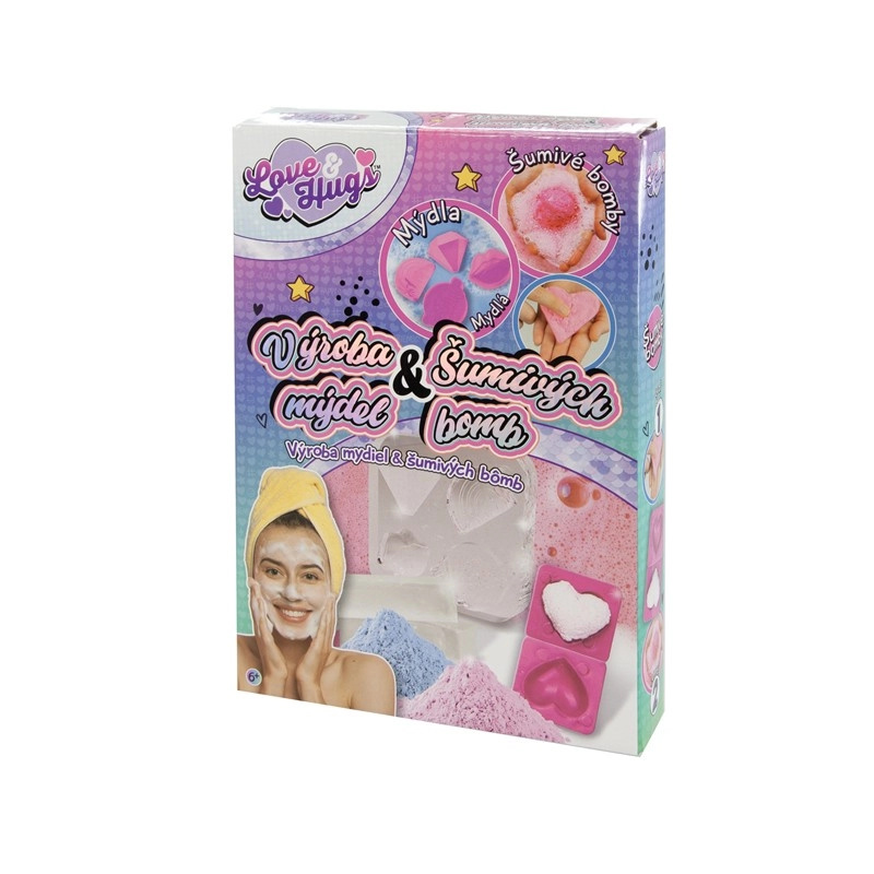 Alltoys Výroba mýdel/šumivých bomb Love nad Hugs