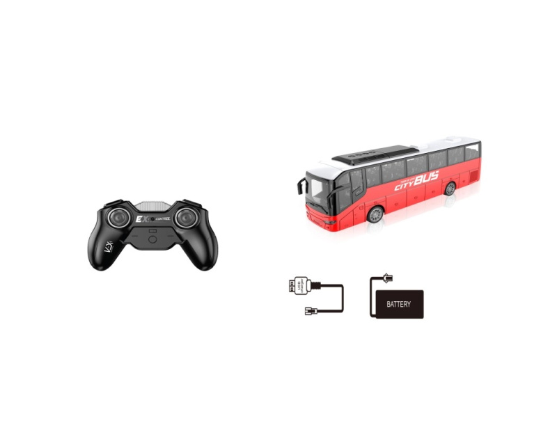 RC autobus s dálkovým ovládáním a světlem