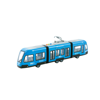 Alltoys Tramvaj na setrvačníkmodrá 1:16