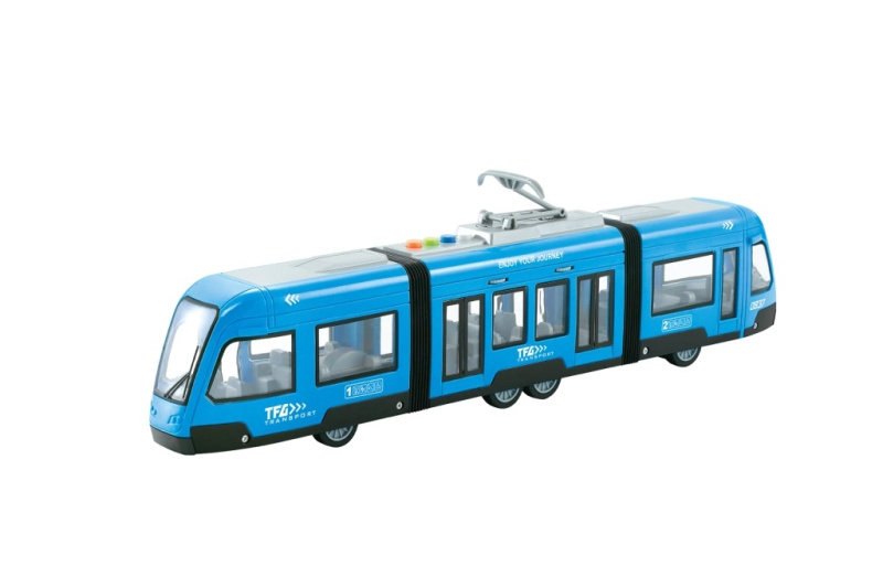 Alltoys Tramvaj na setrvačníkmodrá 1:16