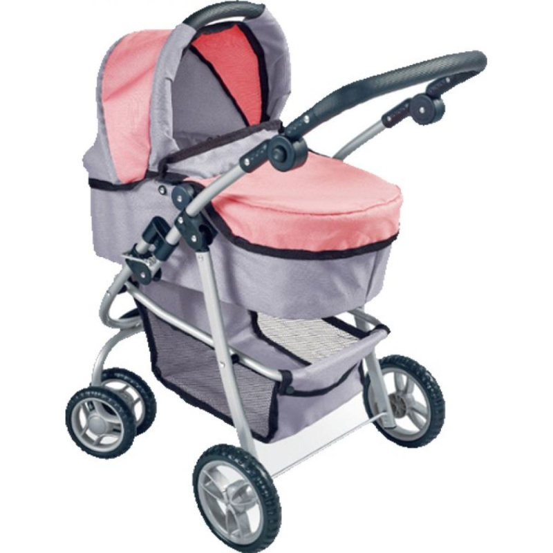 Smoby Kombinovaný kočárek Maxi Cosi světle růžový