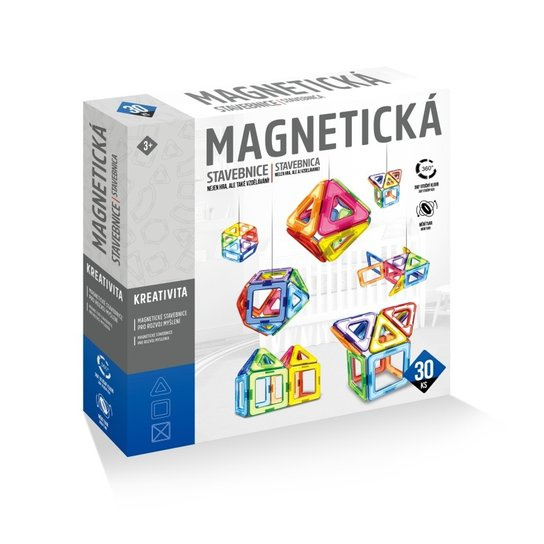 Alltoys Magnetická stavebnice 30 ks