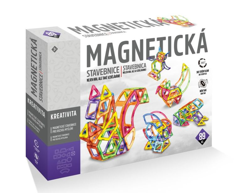 Alltoys Magnetická stavebnice 89 ks